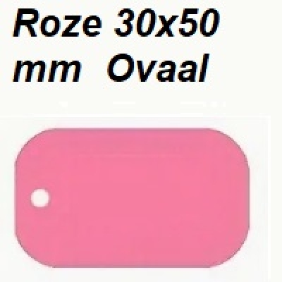 Ovaal-Roze-30x50mm