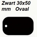 Ovaal-Zwart-30x50mm